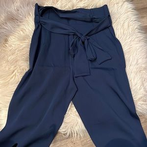 Navy Color 2 Piece Pant Set Size L
